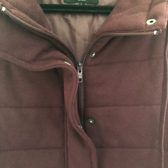 Burgundy Puff Vest - Picture 3 of 6